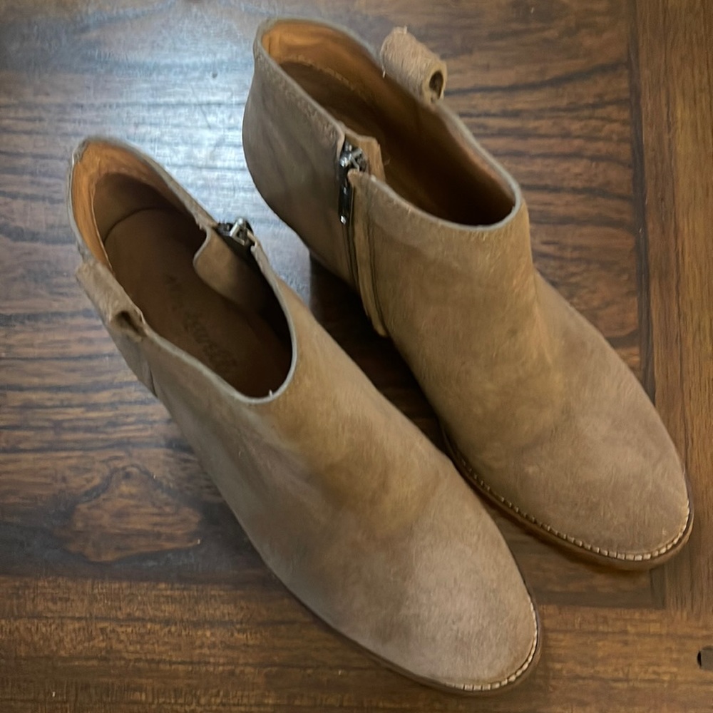 Madewell the western Boots in biege suede